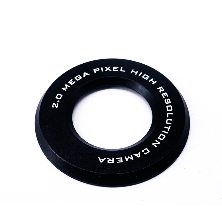 CNC Processing Parts Black Silicone Lens Cover Cap for Camera Accessories