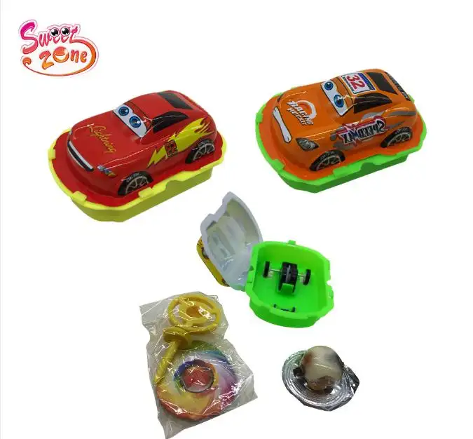 Surprise Egg colorful Car Chocolate Biscuit with toy candy