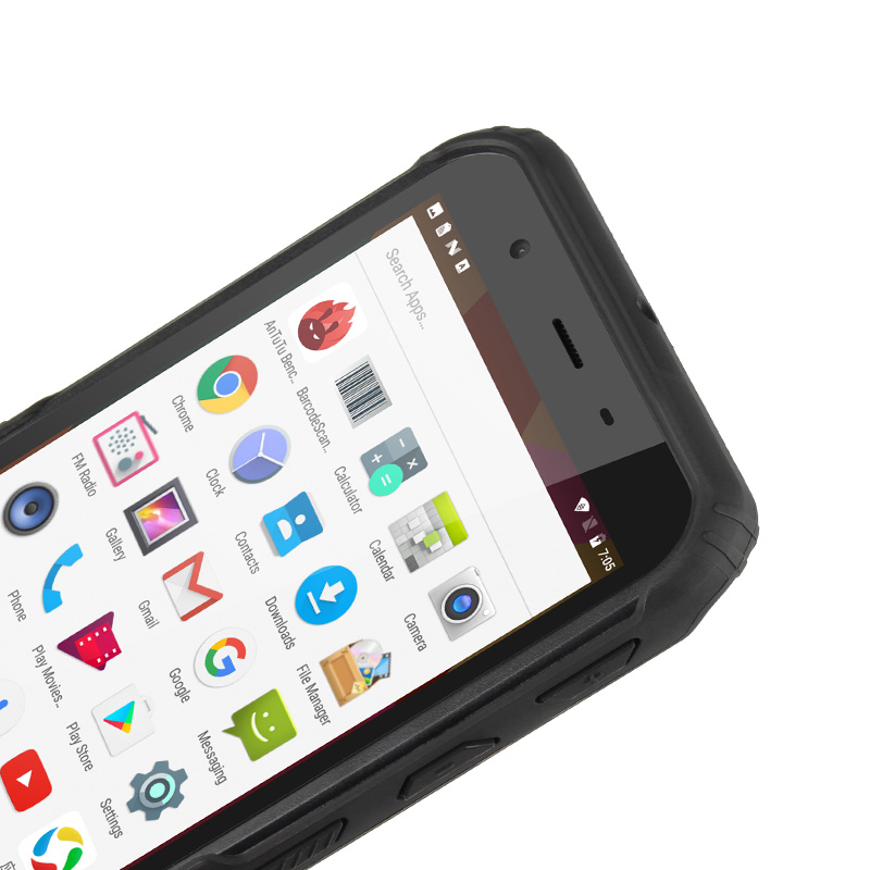 Alps T698 IP65 Водонепроницаемый 6 дюймов 1D/2D промышленный беспроводной ручной android сканер штрих-кода КПК с люлькой