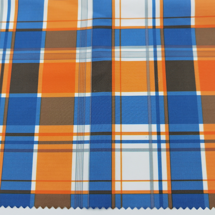 Wholesale price polyester microfiber peach color twill fabric made of silk screen or digital or sublimation