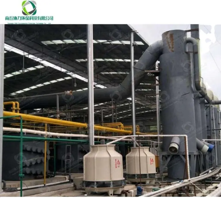 50 Tons Solid Plastic Waste To Oil Pyrolysis Plant With Auto Feeder