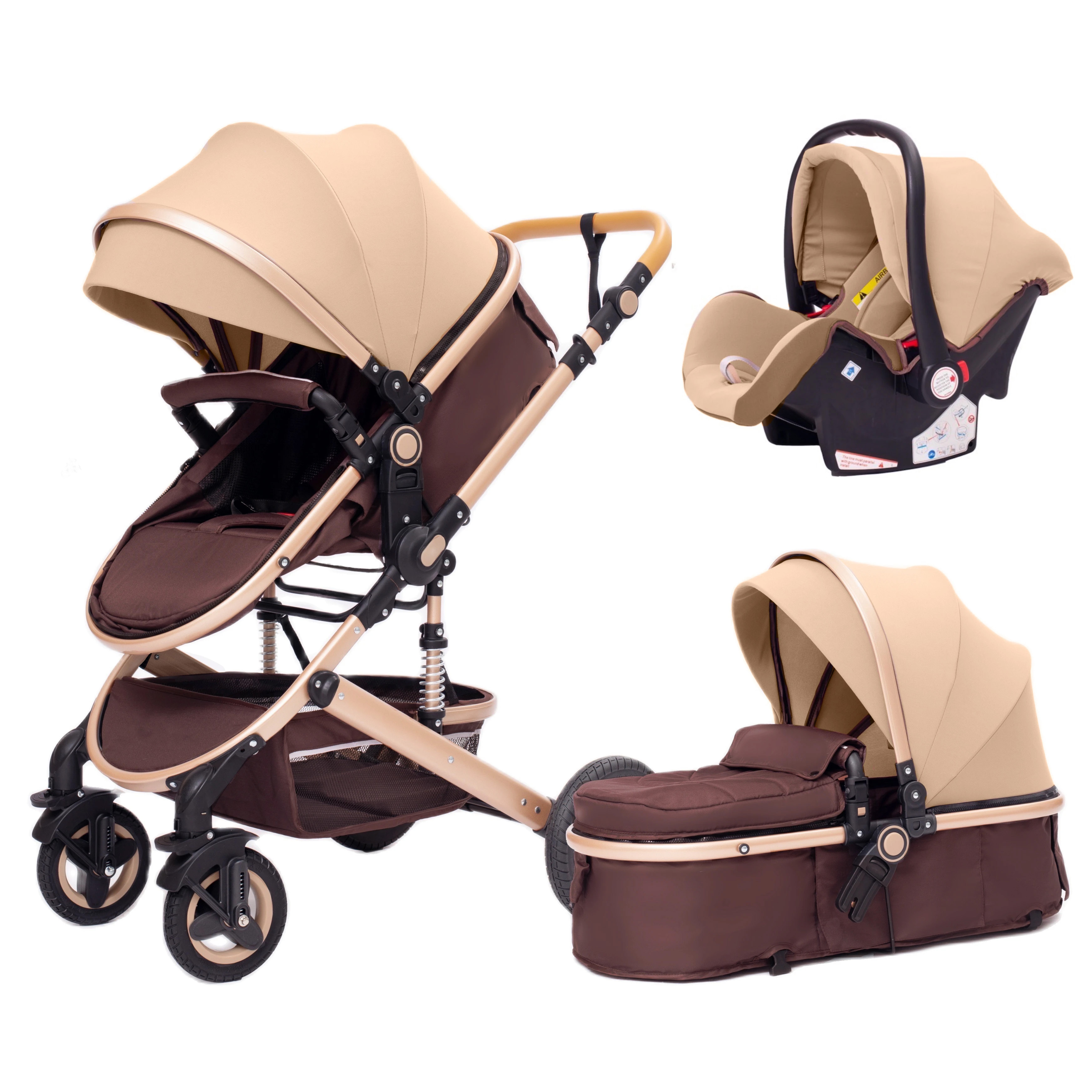 Coches Para Bebes кукла трансфер. Коляска для детей до 3 лет легкая складная Коляска 3 в 1 с автомобильным сиденьем