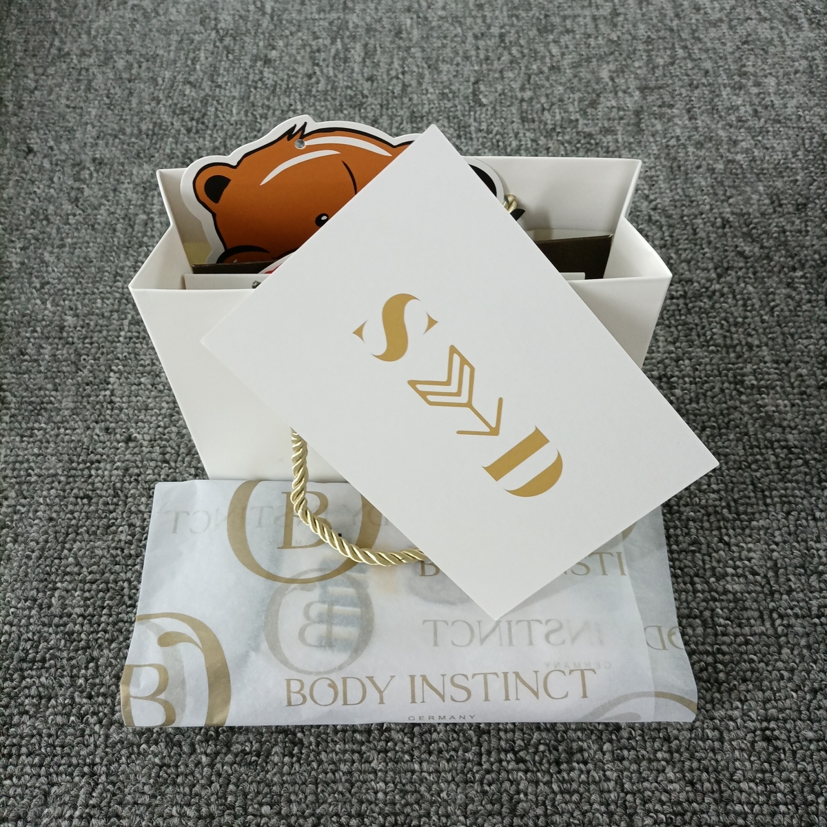 Pink Gold Foil Business Thank You Cards with Logo for customers colorful printing as customers' requirements
