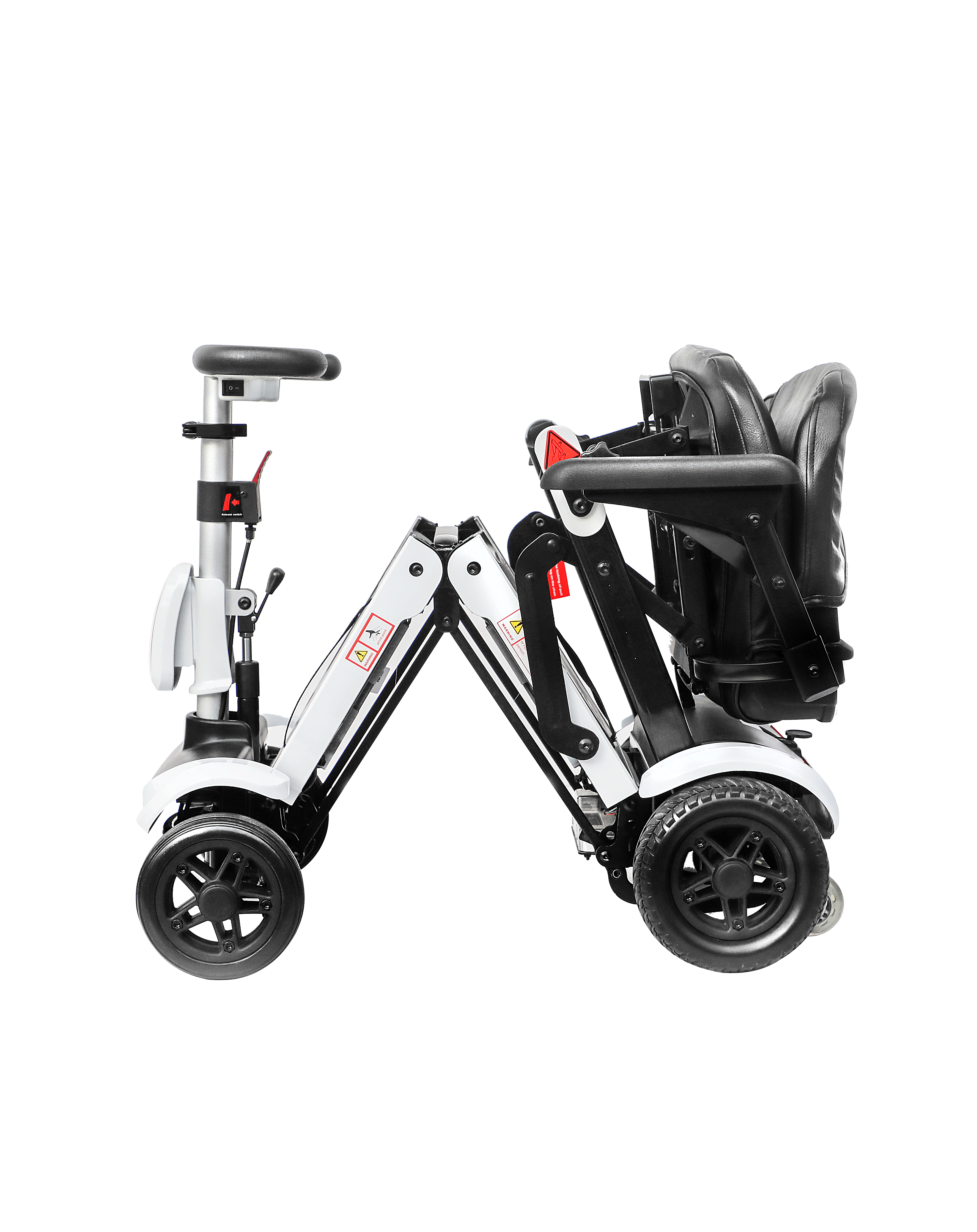 Lightweight folding four-wheel Electric Mobility Scooters for elderly
