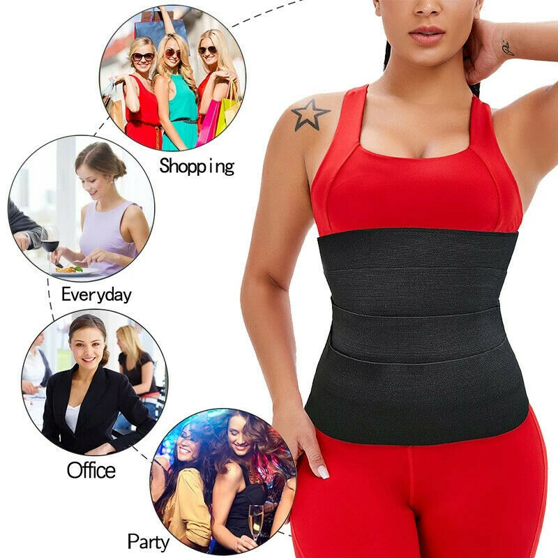 Snatch Me Up Bandage Wrap Waist Trainer Shaperwear Belt Women Slimming Tummy Belt Corset Top Stretch Bands Cincher Body Shaper