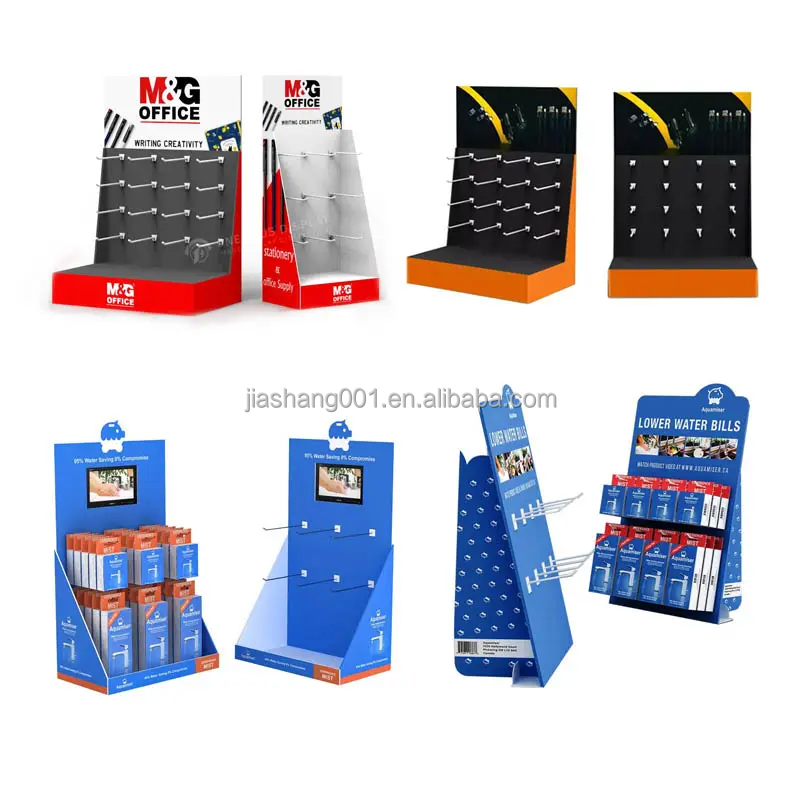 Custom Cardboard Retail Table Top Display Paper Counter Display Countertop Cardboard Display Box