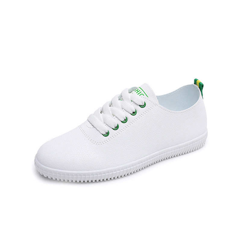 Made in China 2021 new shoes women's walking style small white shoes leather shoes