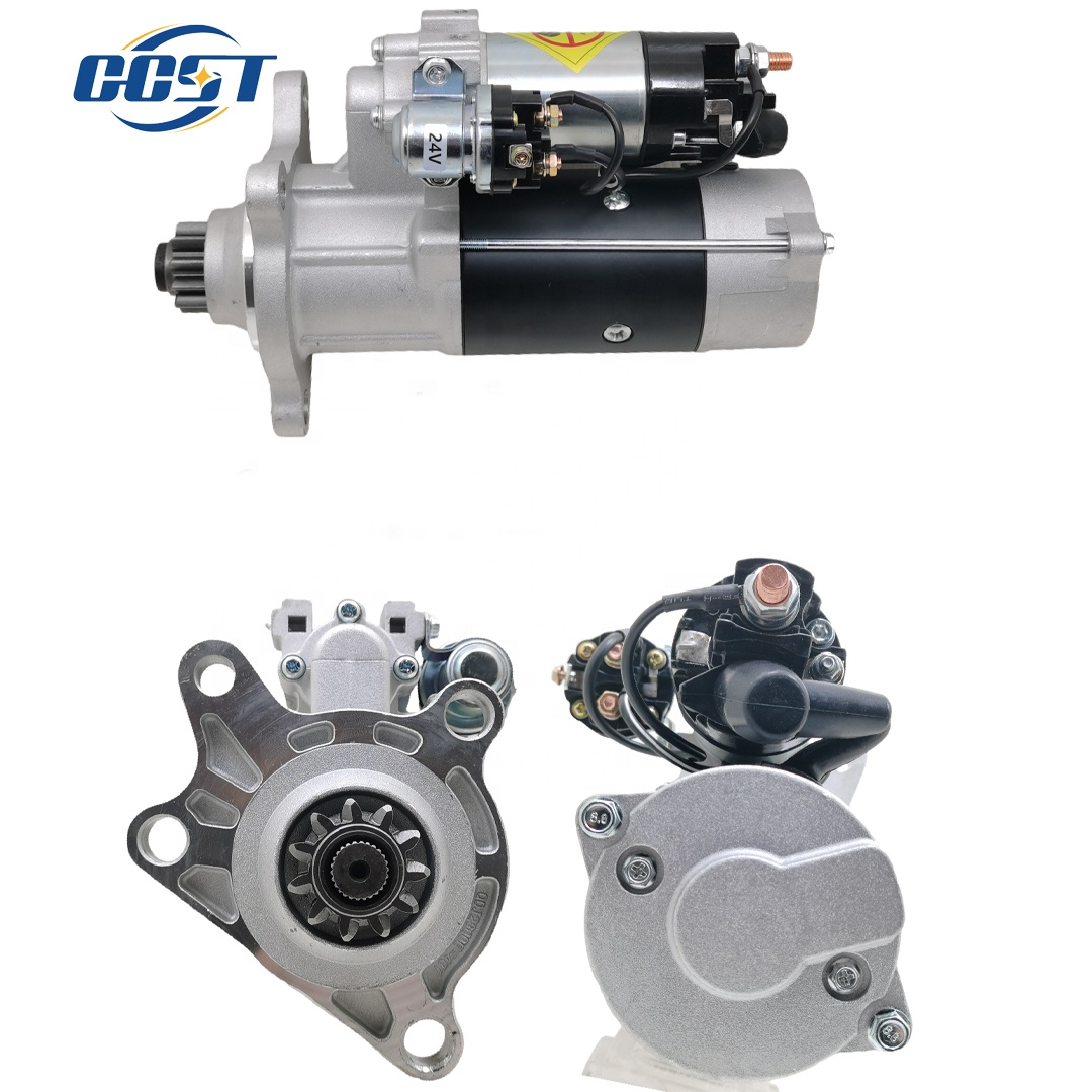 Авто 24 в 11 Т * 47 мм 7.5KW стартер для двигателей D6114 с реле d11103b STM3022UW STD3022MH STP3022WA Стартерный двигатель