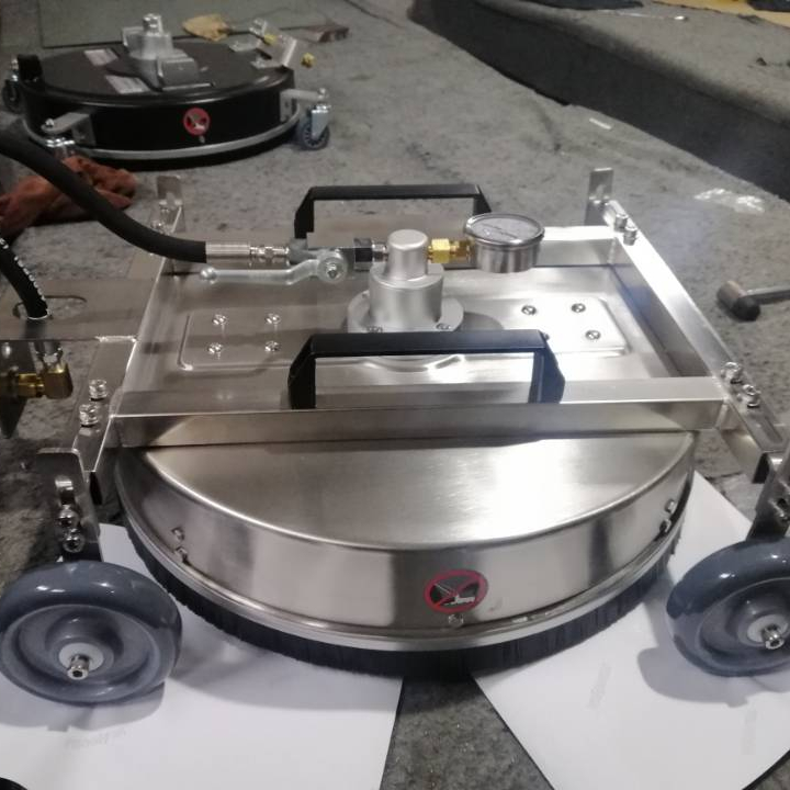 Очиститель крыши из нержавеющей стали, 21 дюйм, 4000psi, с манометром и шаровым клапаном