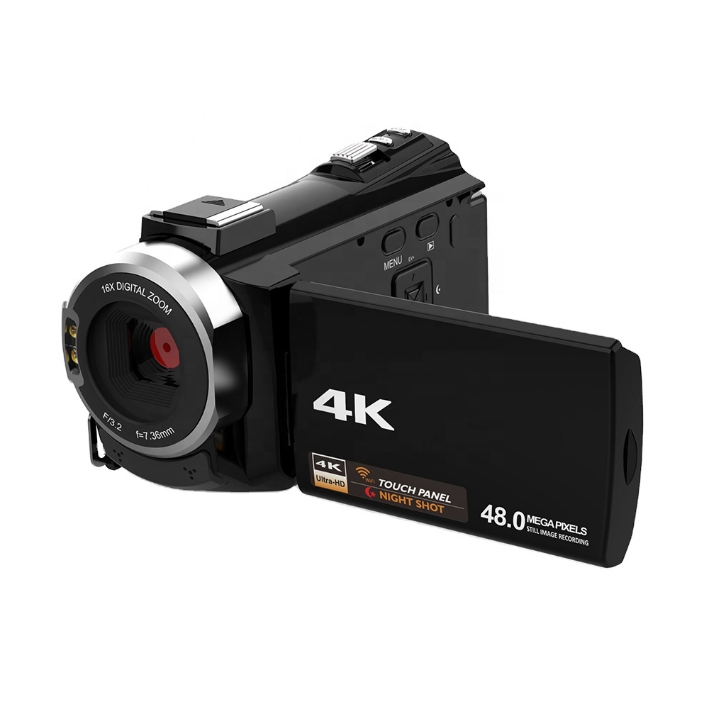 48 МП 3,0 дюймовый сенсорный экран ночное видение ИК wifi видеокамеры 4k Профессиональная цифровая видеокамера 4k