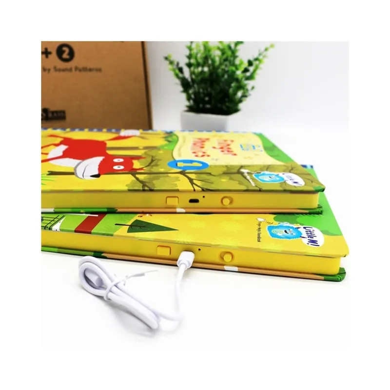 Customization Kids Early Learning Touching Alphabets Education Board Sound Book