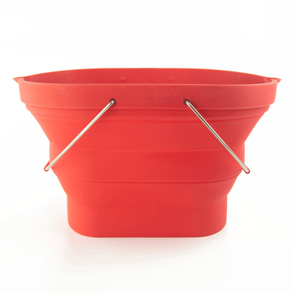 Foldable Pail Bucket Sand Buckets Silicone Collapsible Bucket For Washing