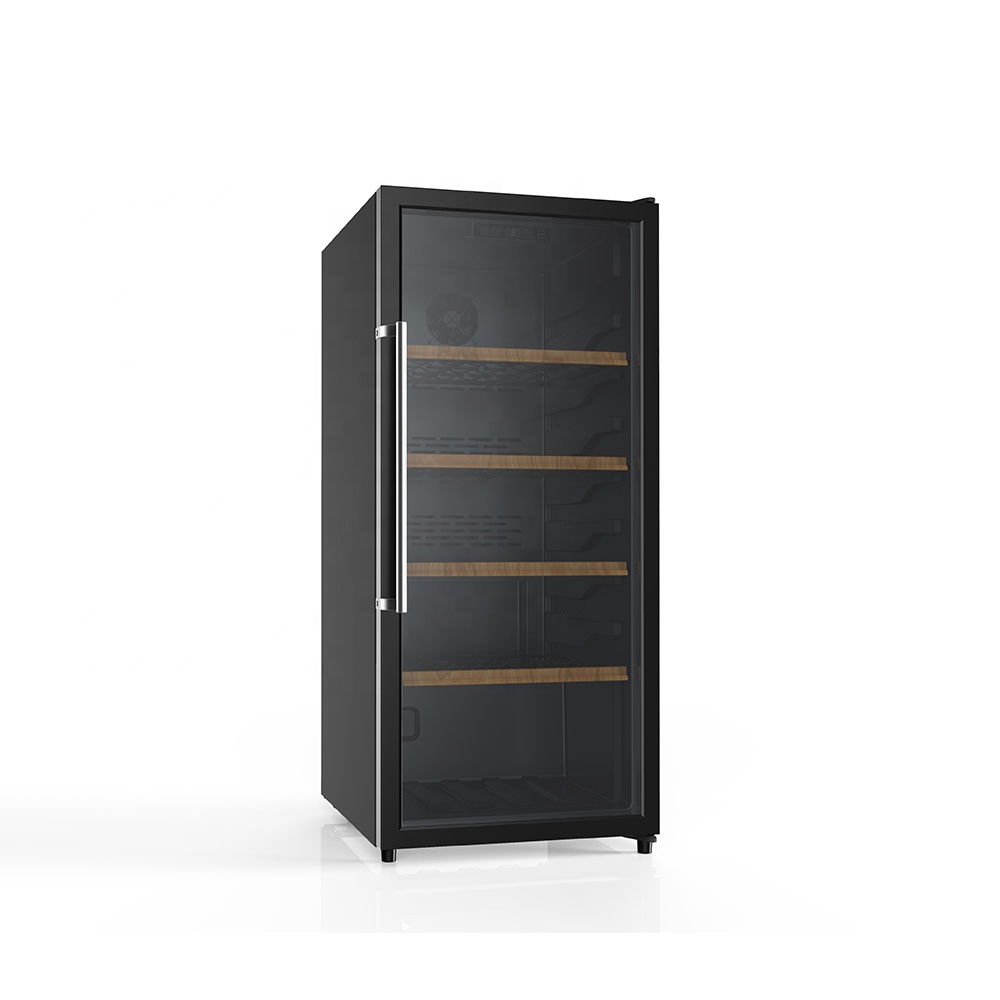 The Newest Fresh Air 102 Bottles Sing Zone Wine Cooler Cabinet With Lock And Key