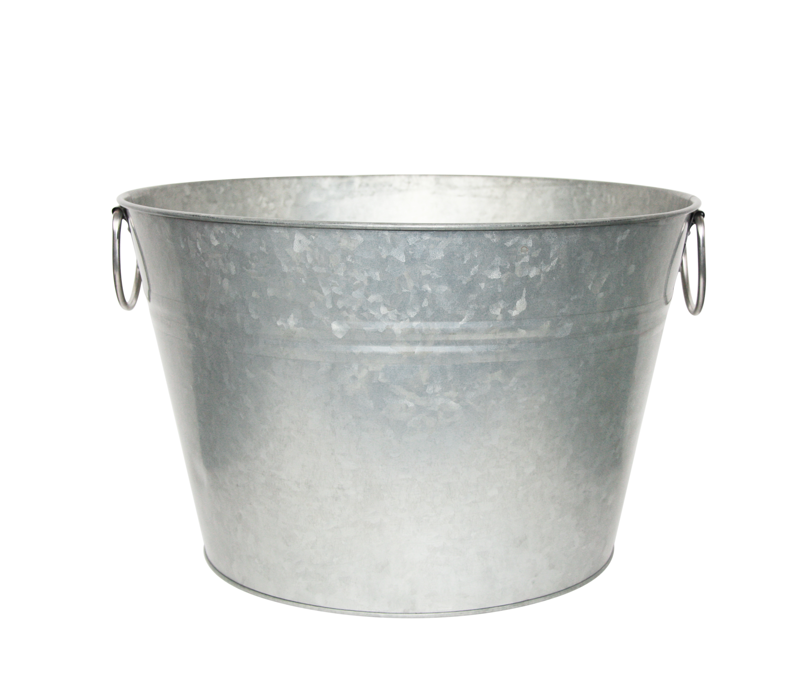 Farmhouse Galvanized Ice Metal Beverage Tub Beer Bottle Bucket