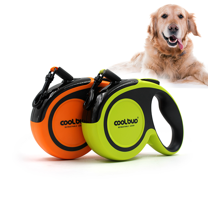 Custom Heavy Duty Reflective Nylon Walking Retractable Large Dog Leash/Lead