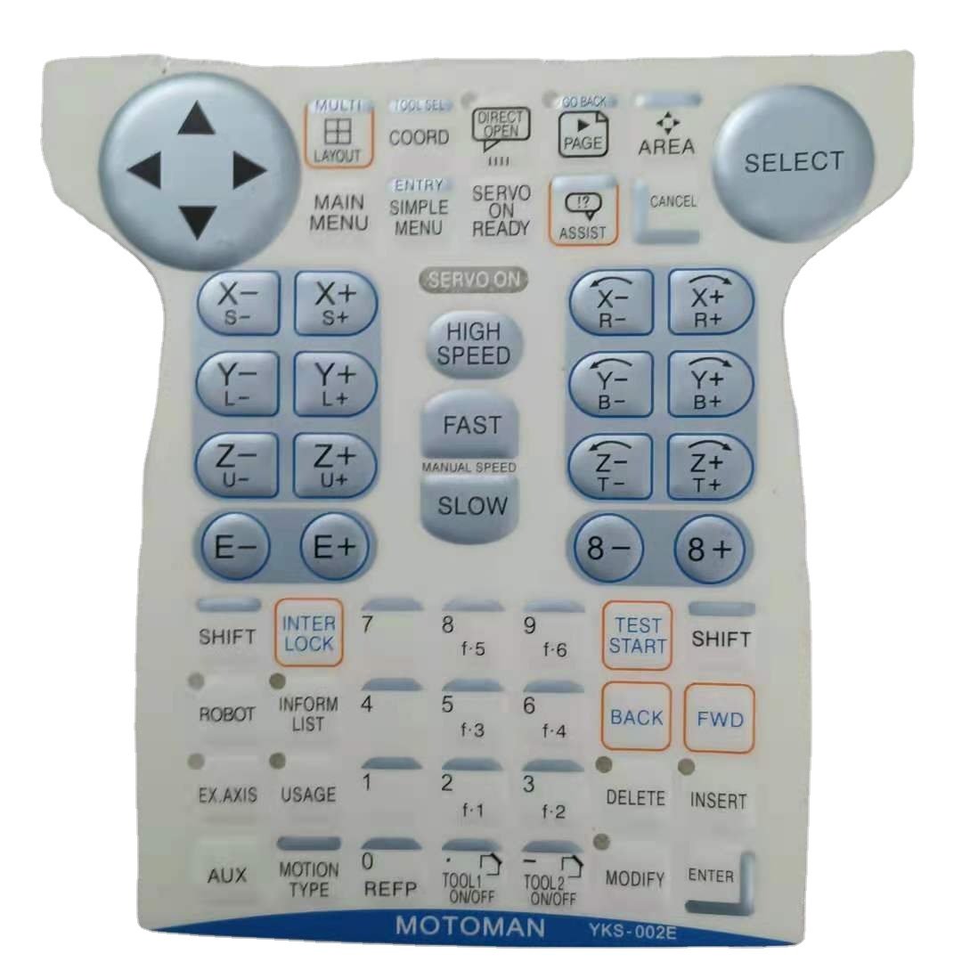 Yaskawa Teach Pendant JZRCR-YPP01-1 DX100 YKS-002E Button Film Control Panel