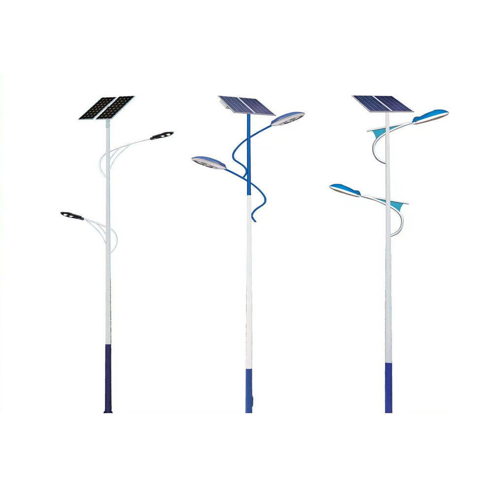 Outdoor Metal Lamp Galvanized Cctv Mast Security Monitoring Steel Pole Custom Power Packing Solar Rohs Color Package Material