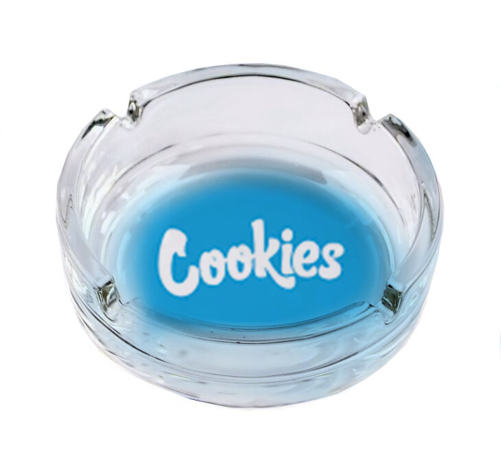 2021 Wholesale Ashtray Portable Glass Cigarette Ash Holder 85MM Ashtray Round Custom logo ashtray