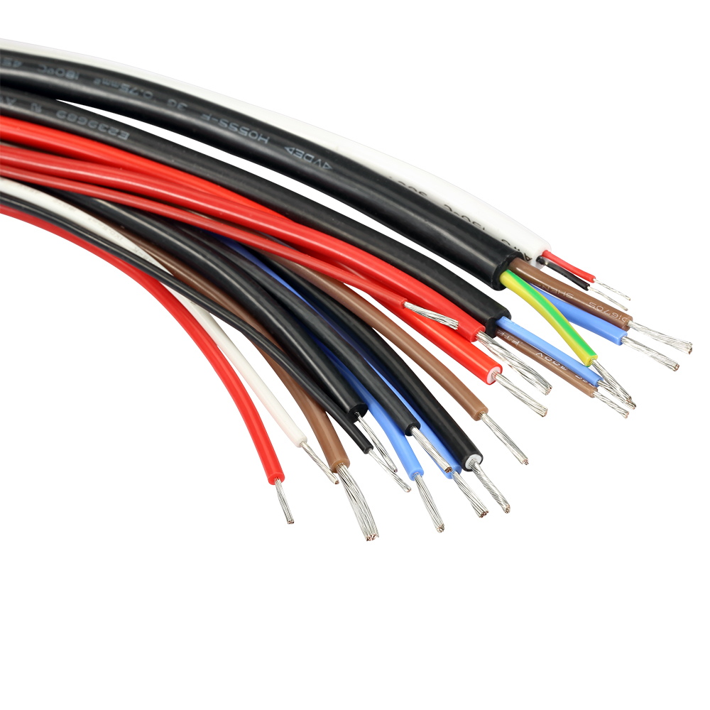 MYSUN Cable 26 24 22 20 18 16 AWG Cable Electrical Single Core silicone rubber Insulated Electirc Wire