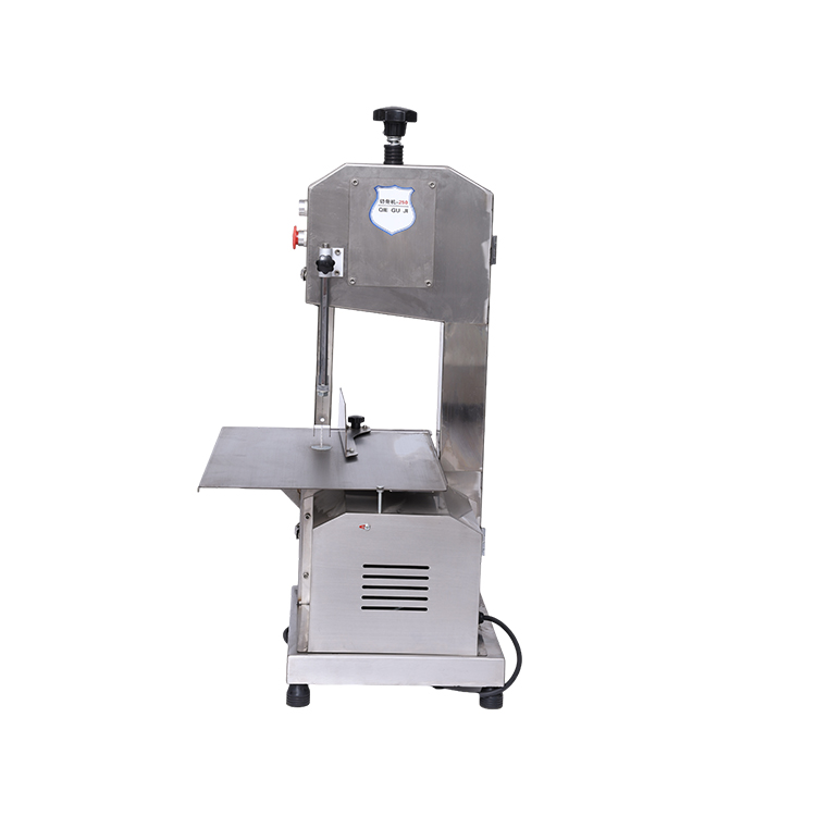 Table top manual/electric auto vertical cutting height 260/250/270mm bone sawing chain saw cutter machine with band saw