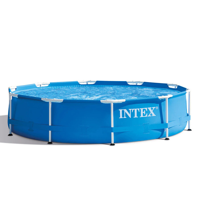 Прочный бассейн над землей INTEX 28202, круглый бассейн с металлической рамой