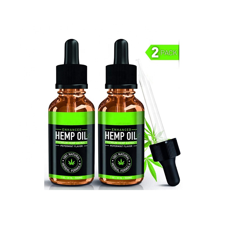 Private label конопли экстракт органического КБР конопли масло для облегчения боли и расслабиться