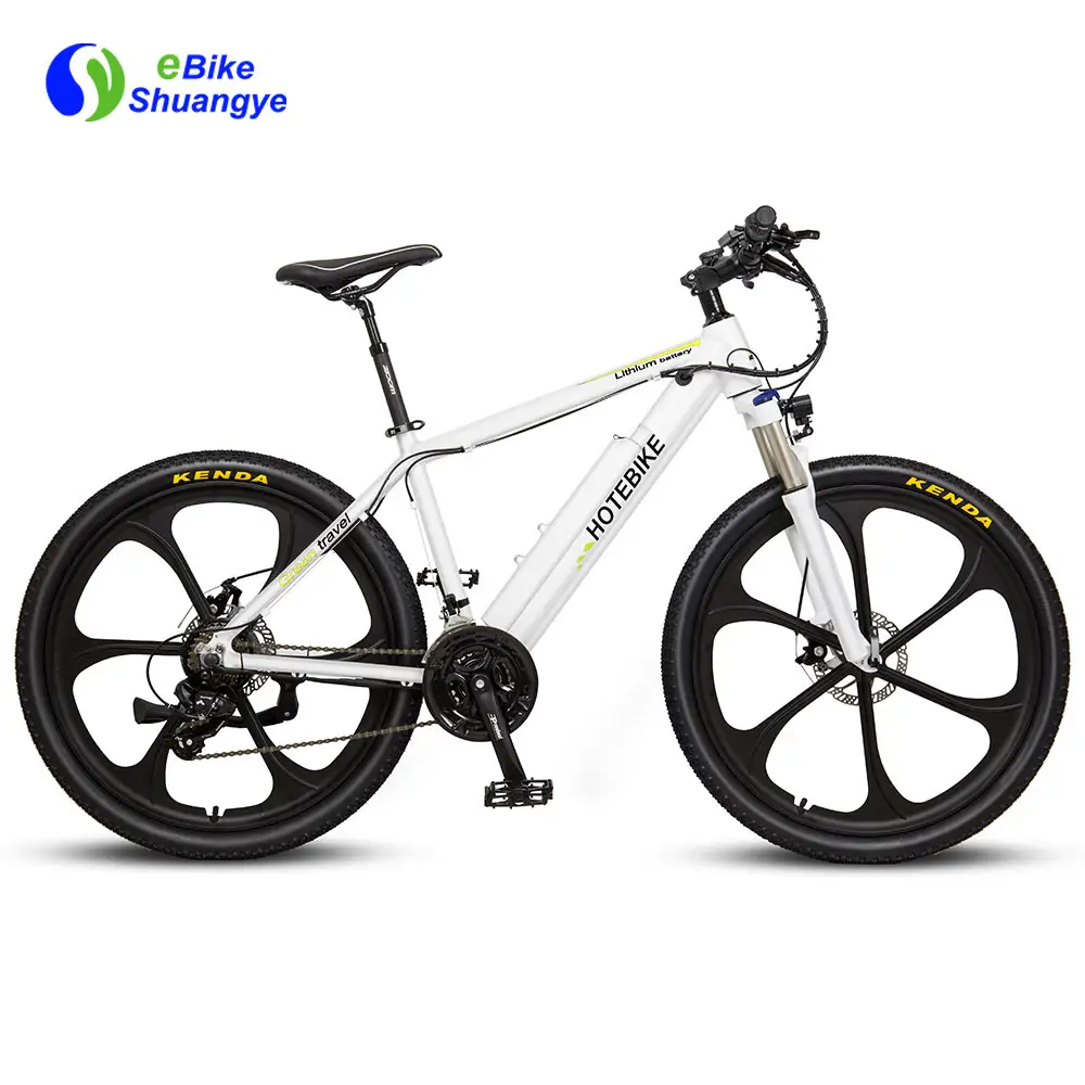 500W ebike electric bike hybrid motor mountain 48v 10ah 26 inch 6 spoke magnesium wheel
