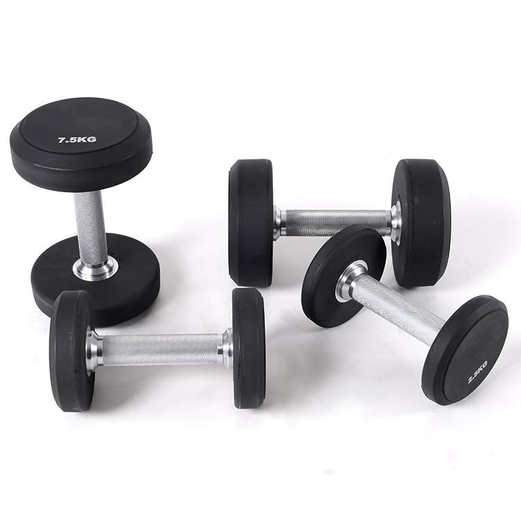 Лучшие продажи LifeFitness сталь круглого сечения из термопластичного полиуретана для гимнастического зала (кг) гантели для силовой тренировки