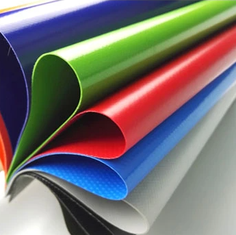Good quality waterproof pvc colorful tarpaulin pvc Truck Pool fabric tarp woven