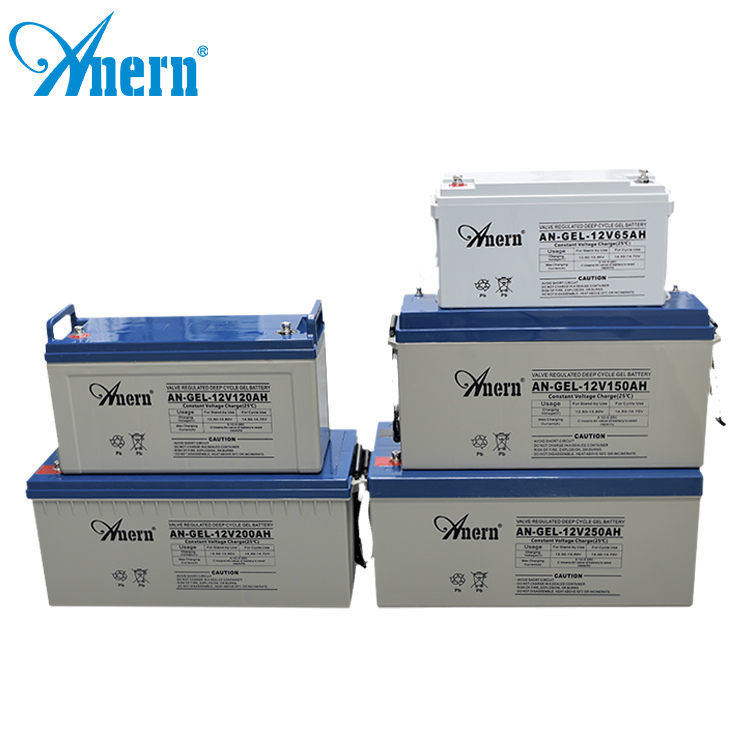 Anern гелевая батарея 12v 300ah 200ah свинцово-кислотная батарея