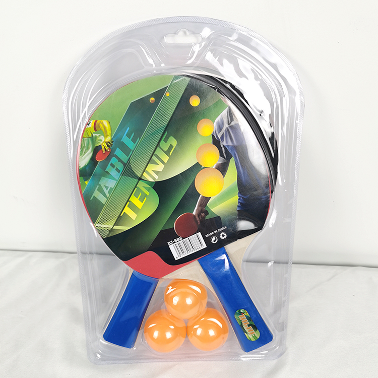 Low Price Table Tennis Racket Set PP Handle Wholesale Ping-Pong Paddles