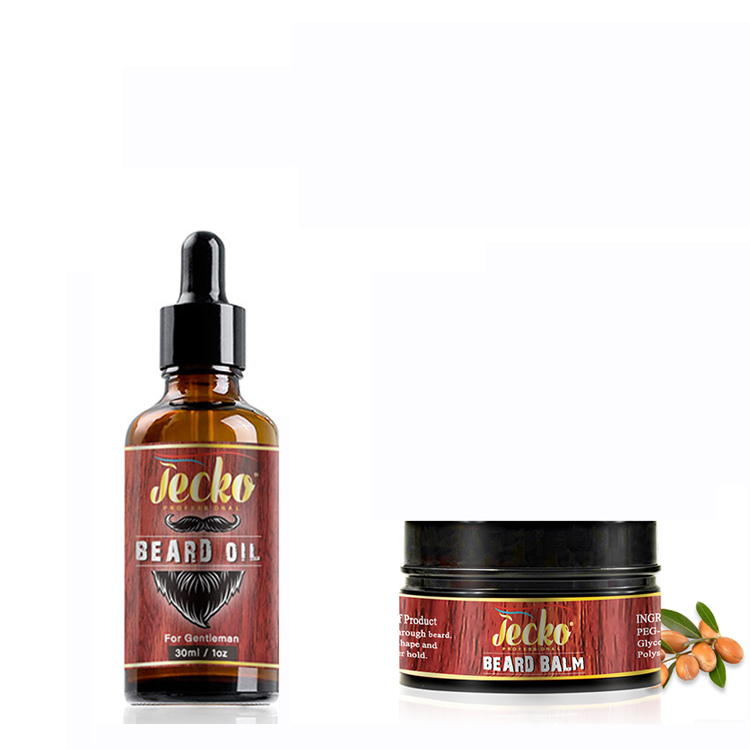 100% natural organic men beard care kit beard balm jars promote hair beard growth blam