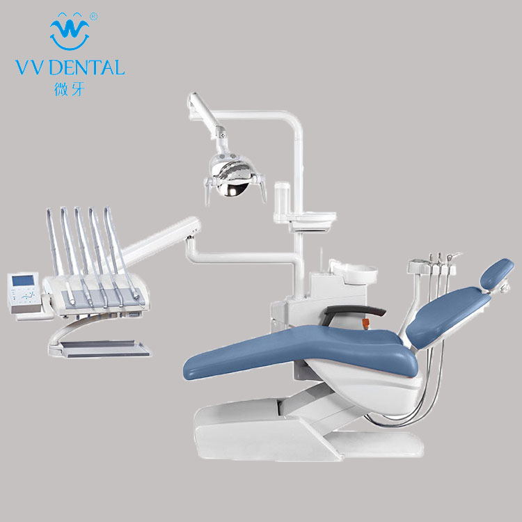 china hot sale complete full portable dental unit electrical dental folding chair for oral light unit