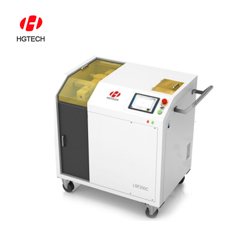 HGTECH лазер 300 Вт 500 Вт 1000 Вт поезд летательный аппарат части трека металла Удаление ржавчины лазерная машина для очистки