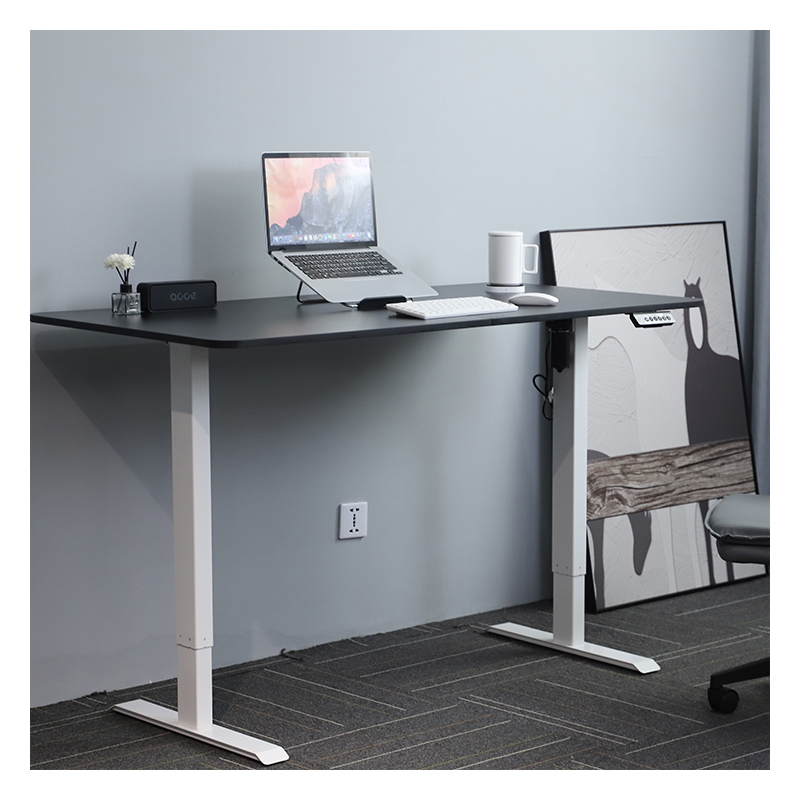Hot Sale 2024 NEW Home Office Furniture Single Motor Electric Height Adjustable Standing Office Desk Frame For Study And Work