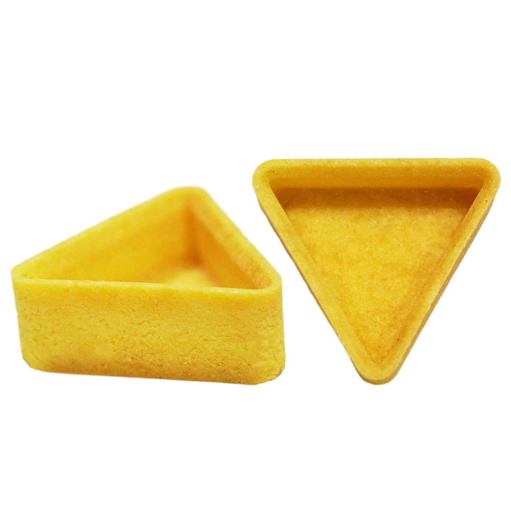 Readymade Baked Part Pastry Finished Goods Triangular Frozen Dessert Tart Shell Mix Flavored Tart Egg Shells Recipe