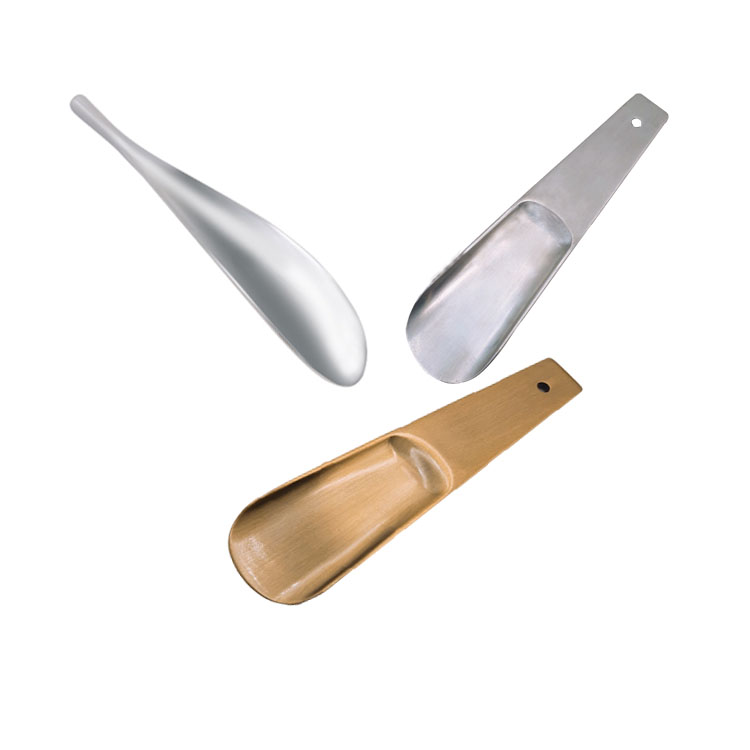 Пользовательские Длинные ручки обуви рог металла Shoehorn с логотипом
