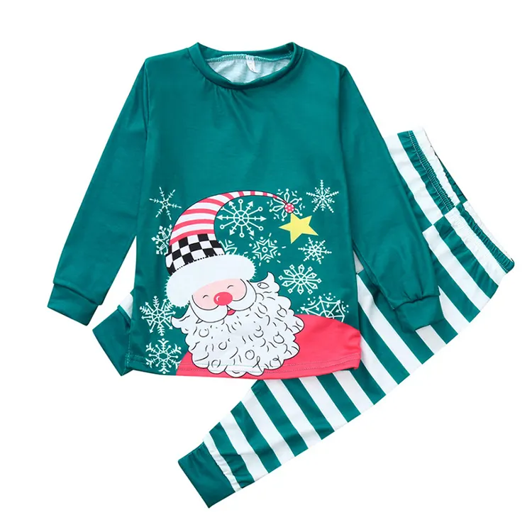KKVVSS 952 family pyjamas Christmas clothes matching pajamas boys and girls wholesale party night causal loose long sleeve