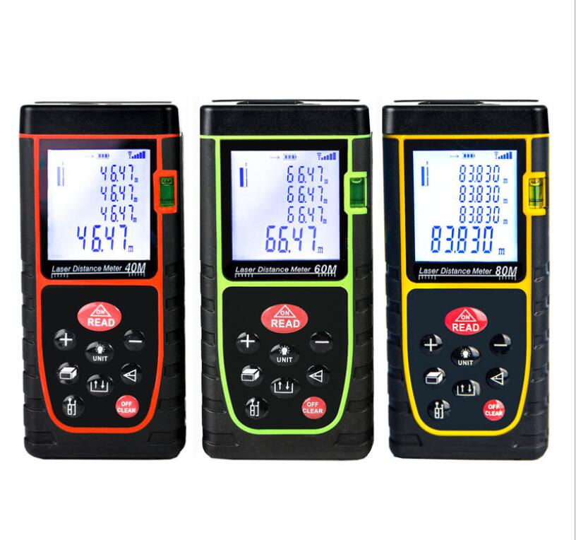 Smart Digital Laser Distance Meter 60m Measuring Instrument Device Mini DIY USB OEM Customized Power Charging Unit ROHS Class