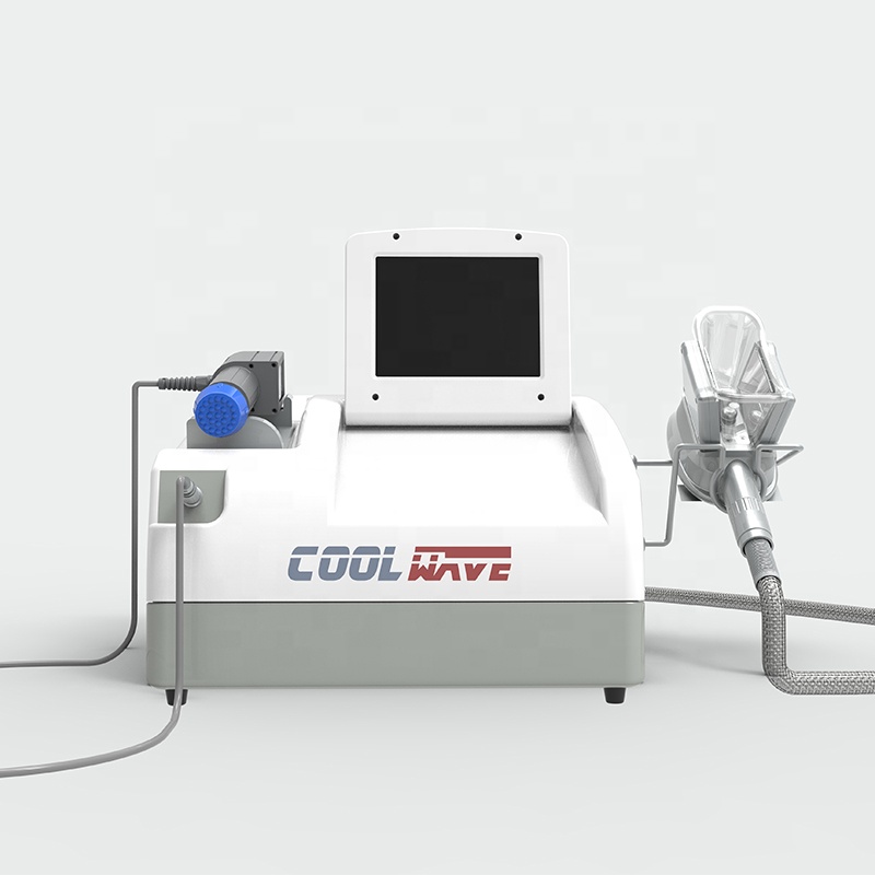 Портативная машина 2 в 1 для похудения тела cryo + shockwave