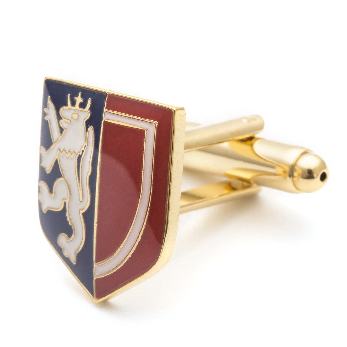 Wholesale Make Custom Gold plated Cufflink For Men's Shirts