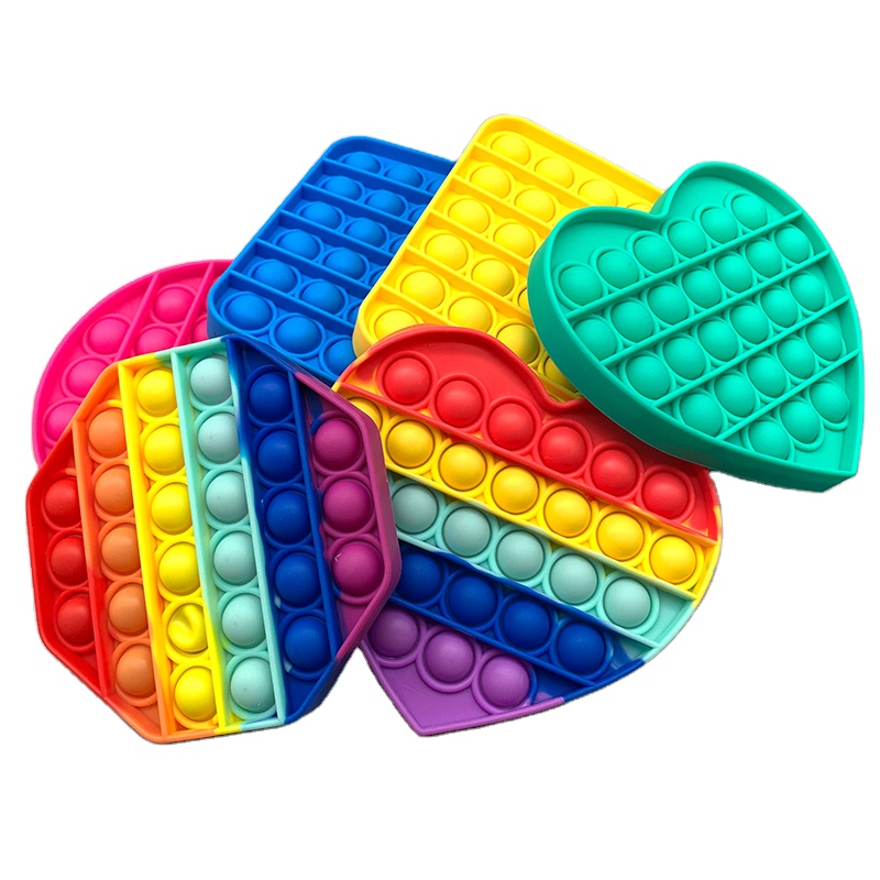 Silicone decompression toys Pops Push rodent pioneer toys Silicone Puzzle fidget toy