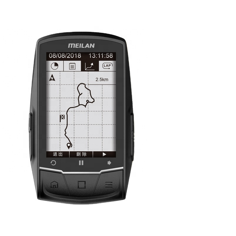 Велосипедный GPS-компьютер Meilan M1, система определения местоположения по всему миру, навигация, BT, скорость измерения, подключение к измерению частоты вращения педалей