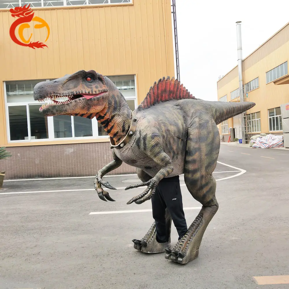 Real Life Size High Tech Walking Dinosaur Costume For Sale
