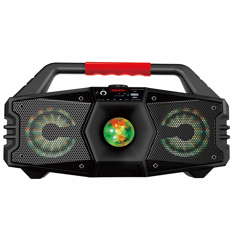 RADIO LED Lights Portable Party box DJ powered karaoke speaker wireless party Speaker