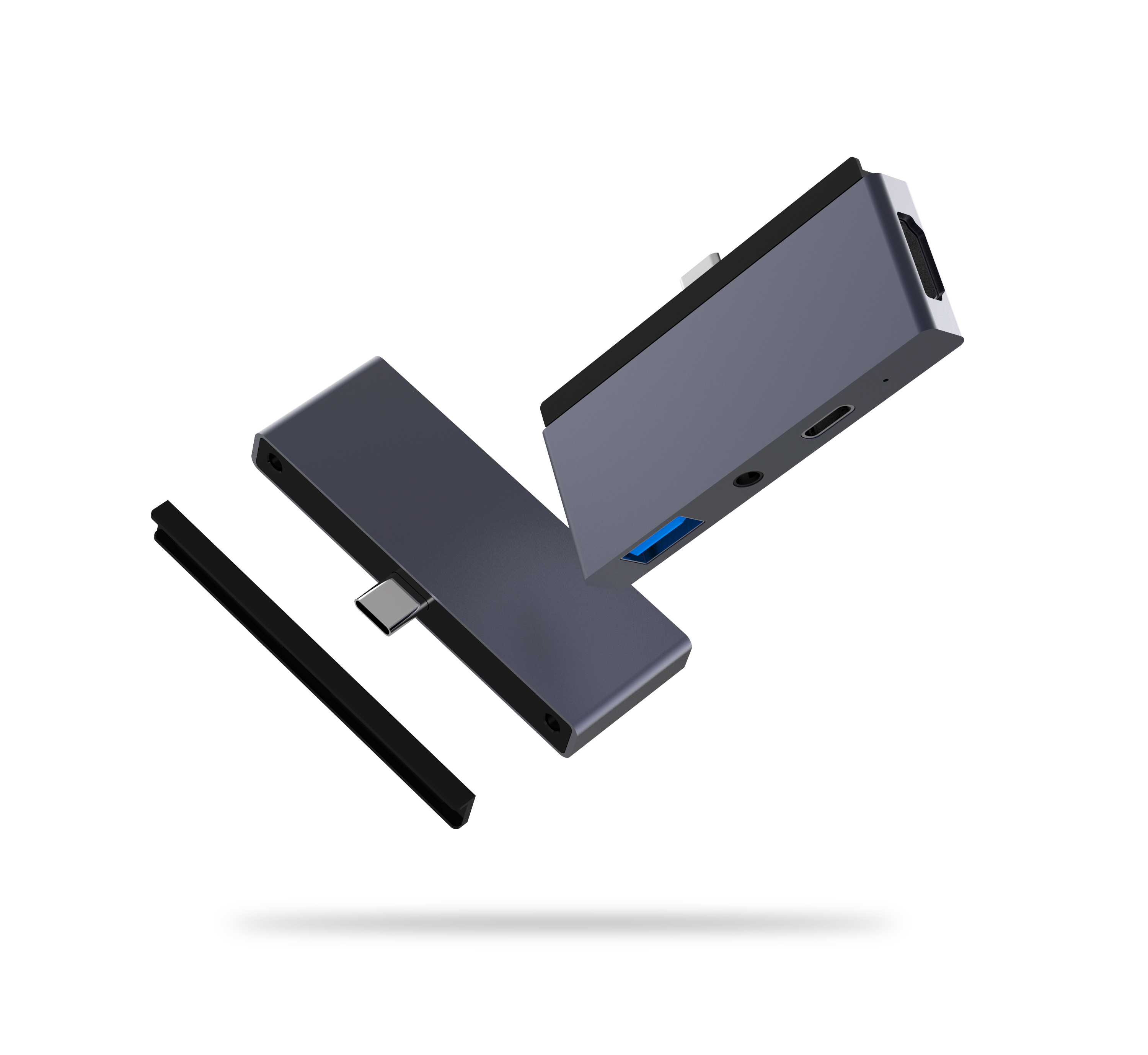 Colorii IPC01 высокое качество 4 в 1 USB-C концентратор USB 3,0 4k hdmi Быстродействующее зарядное устройство PD Кабель с разъемом USB типа C док-станция для iPAD aIR
