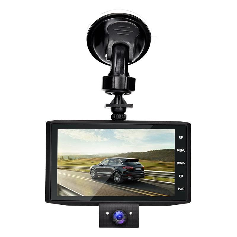 Автомобильный видеорегистратор, видеорегистратор, видеорегистратор Full HD 1080P 3 в 1, видеорегистратор с двойным HD объективом, видеорегистратор