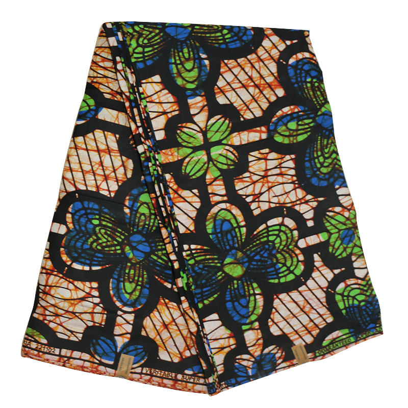Africa Custom Printed School Logo Design Cotton Uniform Cheaps Java Print Fabric African Wax
