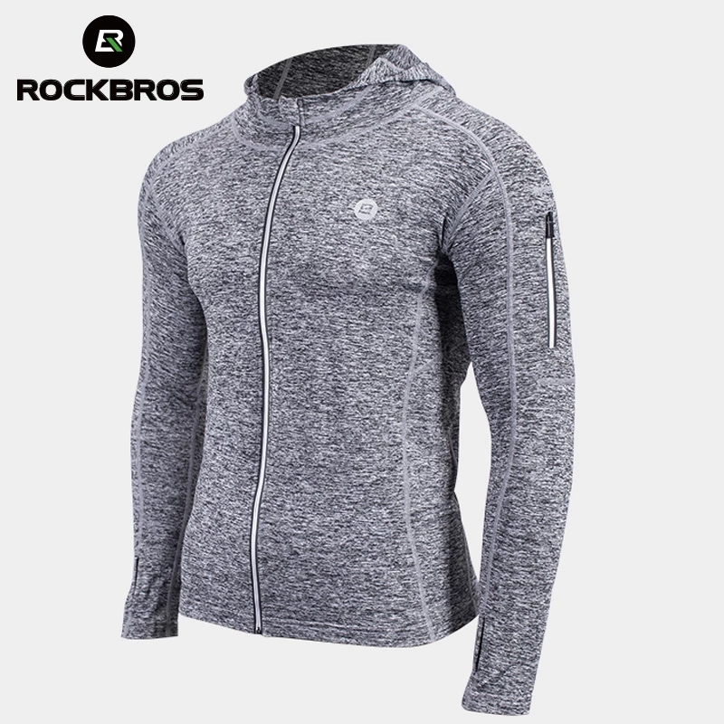 Велосипедная спортивная куртка ROCKBROS, воздухопроницаемая быстросохнущая майка унисекс, для спортзала, бега, занятий спортом