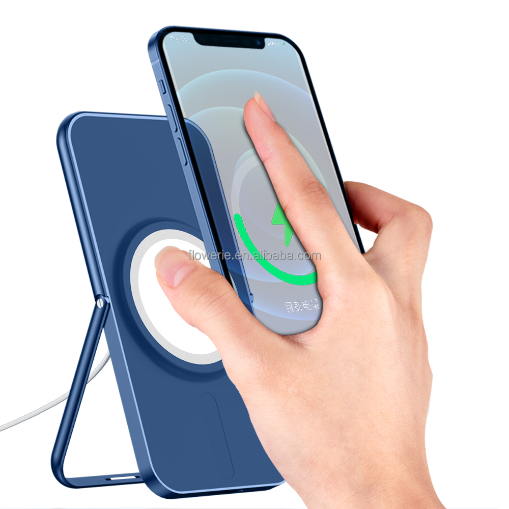 CHS1001 Mag-безопасный держатель зарядного устройства для iPhone 12 магнитное Беспроводное зарядное устройство кронштейн металлическая подставка настольное крепление в наличии оптовая продажа